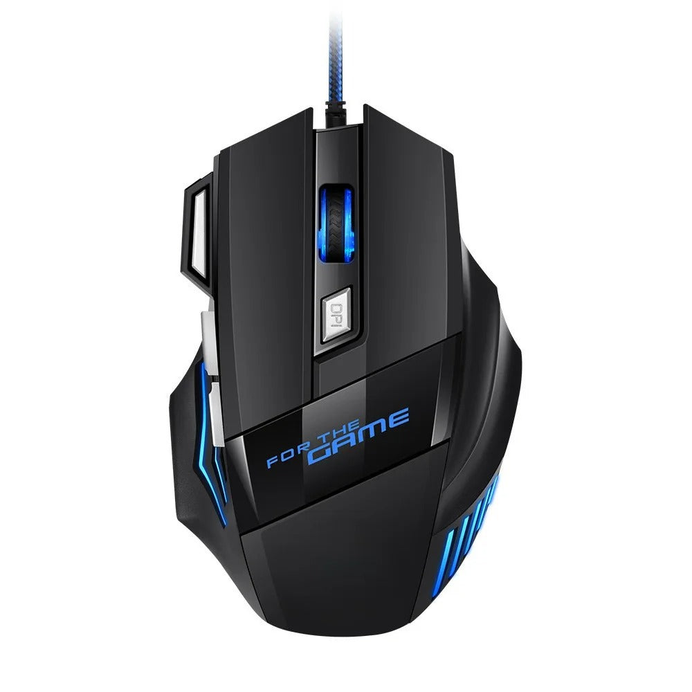 souris filairenoir sur fond blanc 