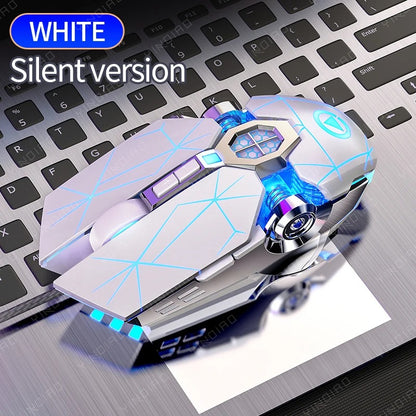 souris filaire ilencieuse blanche