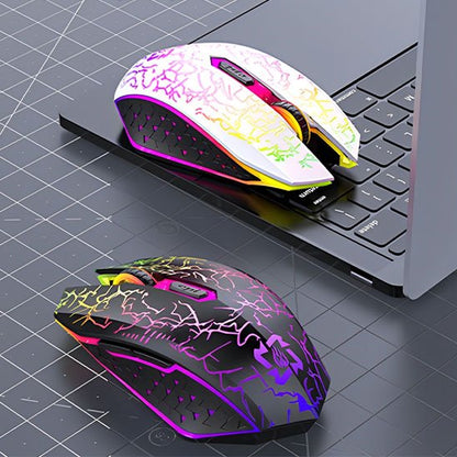 Souris sans fil noir et blanc