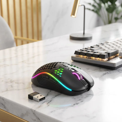 souris sans fil noir gamer