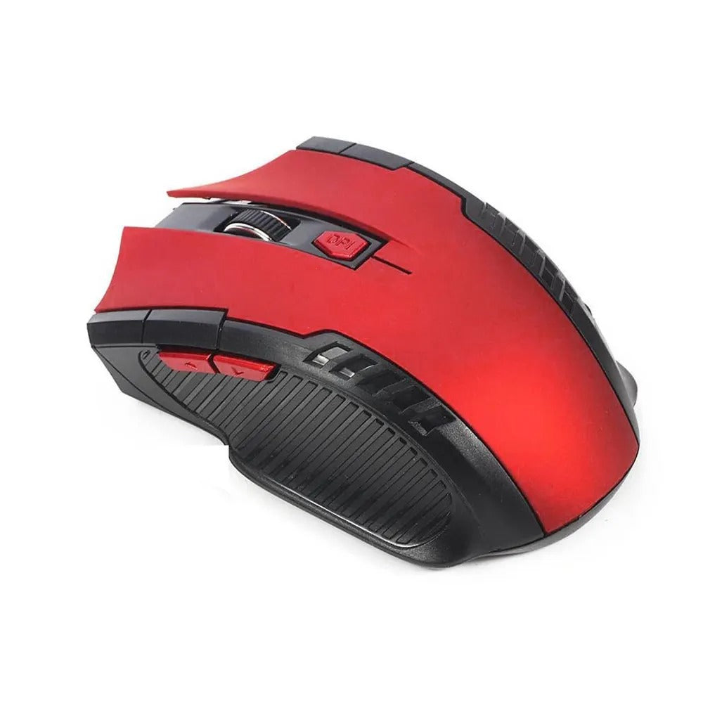 souris sans fil rouge vif 