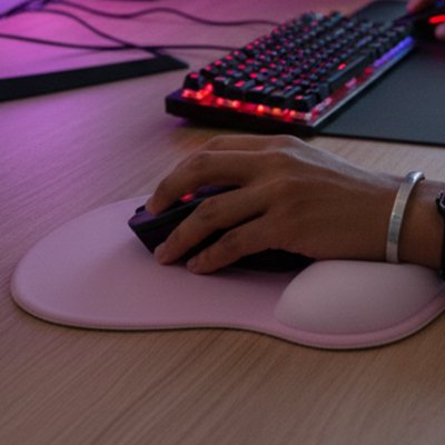 Tapis de souris ergonomique pink