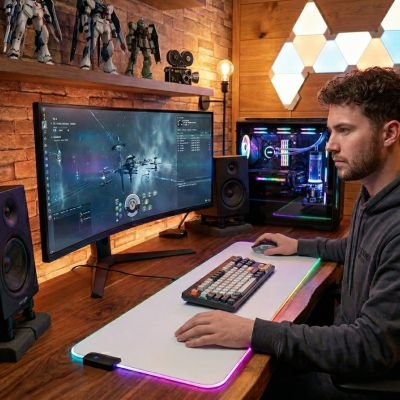 Tapis de souris gamer