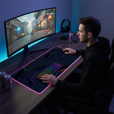 Tapis de souris gamer 