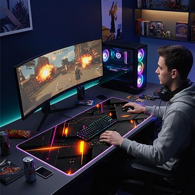 Tapis de souris gamer 