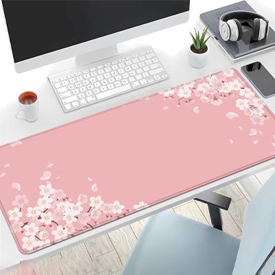 Tapis de souris rose 