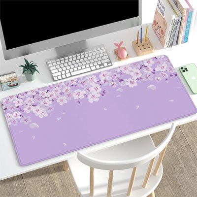 Tapis de souris sakura lavande